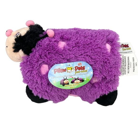 Pillow Pets Pee-Wees Dreamy Ladybug Limited Edition 2011 New - Picture 3 of 15